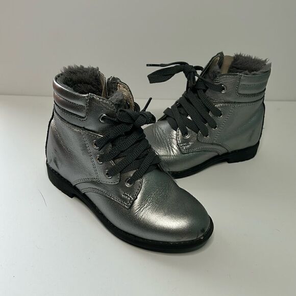 Old Soles Metallic Lace Up Booties - Picture 1 of 8